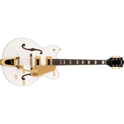 Gretsch G5422TG Electromatic Classic Hollow Body Guitar, Laurel, Snowcrest White image 1