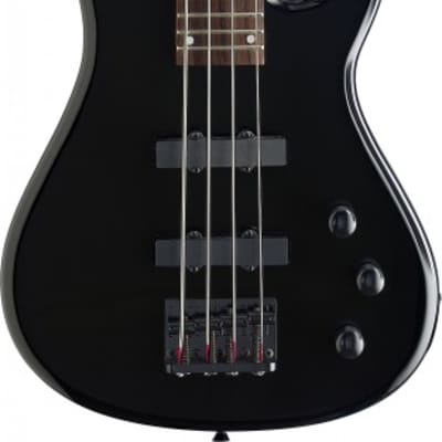 Stagg BC300 3/4 BK Fusion 3/4 Size Solid Alder Body Hard Maple Neck 4-String Electric Bass Guitar image 3