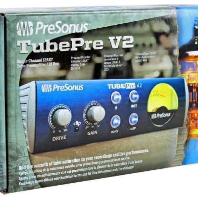 Presonus TubePre V2 Vacuum Tube Preamp + DI Direct Box, For Recording/Live Sound image 3