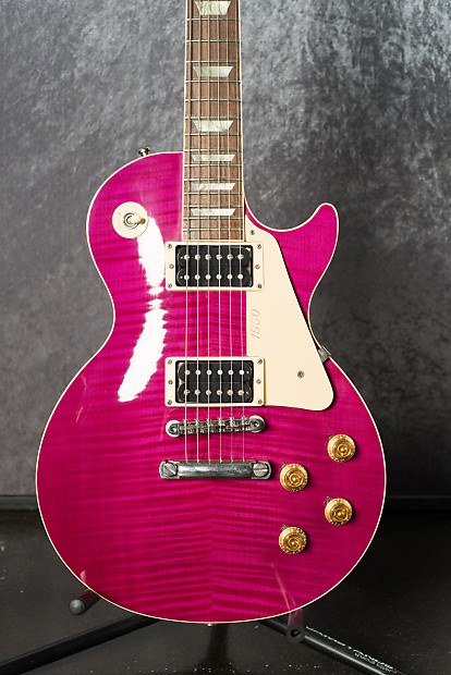 Gibson Les Paul Classic 1960 Flame Fuchsia | Reverb