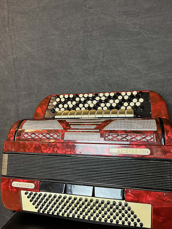 Firotti Eroica Button Accordion, B-Griff, 120 bass, 11 | Reverb