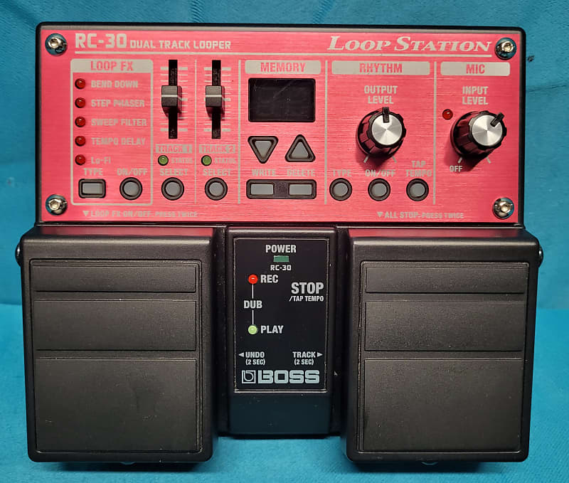 Boss RC-30 Loop Station Pedal w/Box and Manual (2011 - Present - Red)