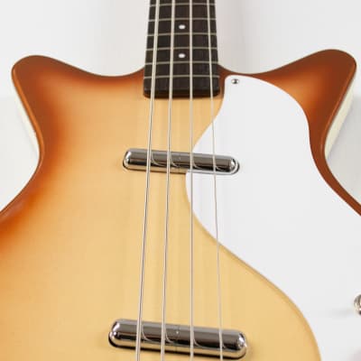 Danelectro '59DC Long Scale Bass Guitar - Copper Burst image 3