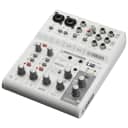 Yamaha AG06 Mk2 Live Streaming Mixer and USB Audio Interface - White