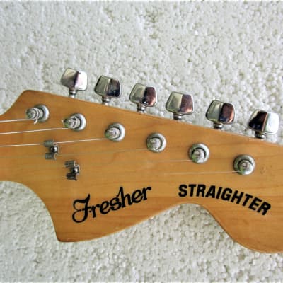 Fresher Straighter Guitar, 1970's, Japan,  Sunburst Finish,  Fresh Setup,  Gig Bag image 2