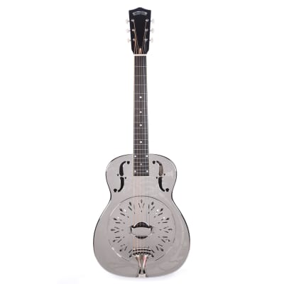 National Style O Single Cone Brass Bright Nickel 14-Fret (Serial #25066) image 4