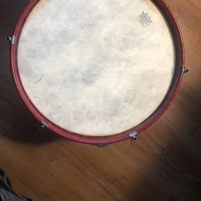 C.G. Conn snare drum 1940-1950 red/brown image 6