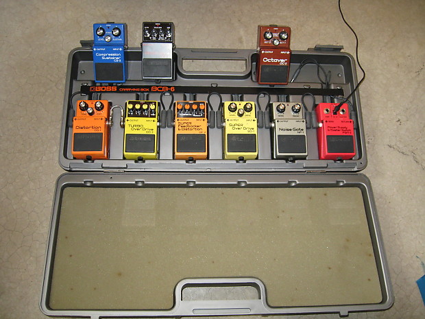 Boss BCB with pedals, 80's /90's -Distortion OD rig
