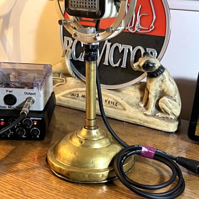 RARE 1930s AK Reisz-Marconi Style Carbon Microphone, non
