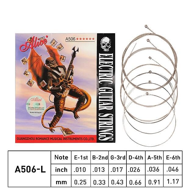 Alice All Kinds of Guitar Strings Free Shipping A506L Reverb