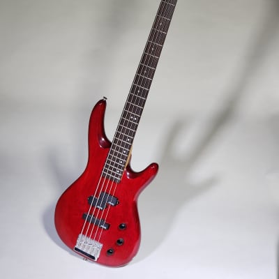 Alvarez AEB250TRD 1996 - Transparent Red - 5 String Bass for sale