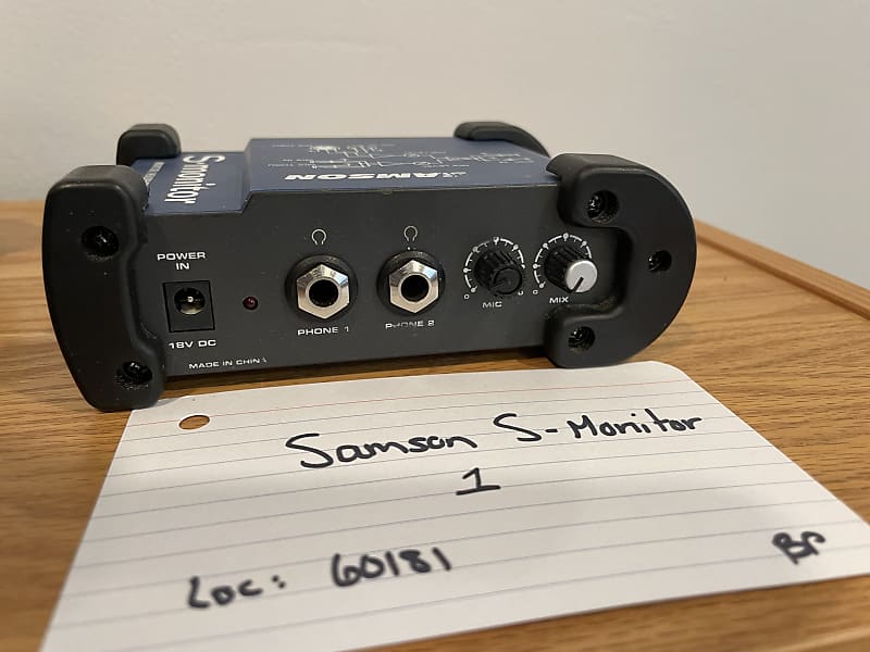 Samson s discount monitor headphone amp