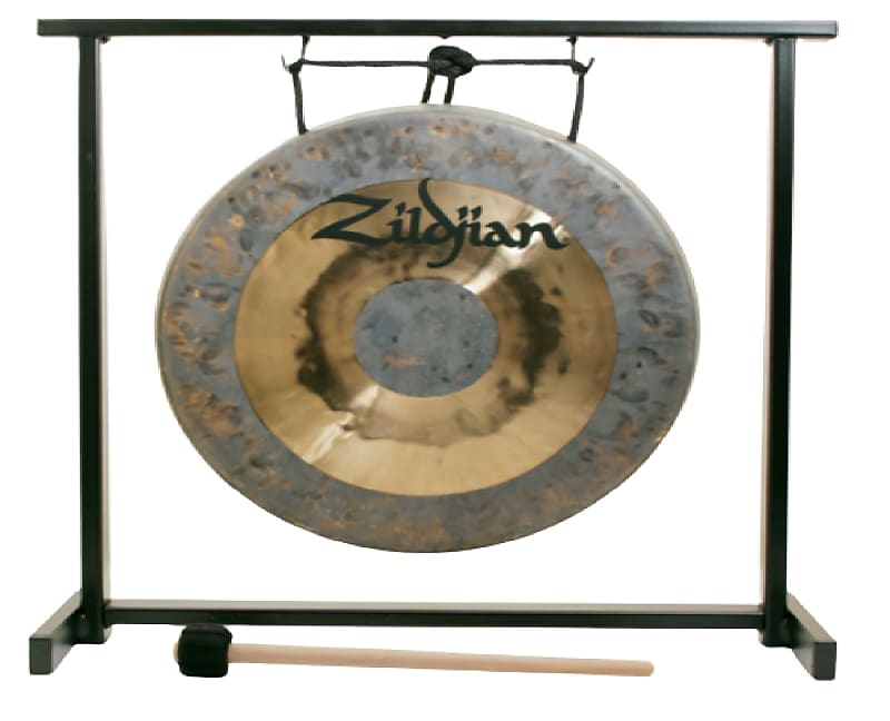Zildjian 12" Traditional Gong and Stand Set image 1