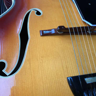 Albanus Professional 17" Archtop (1950's) - RARE and VIBRANT! image 13