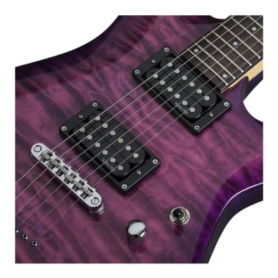 Schecter C-6 Plus 6-String Electric Guitar (Right-Hand, Electric Magenta) image 4