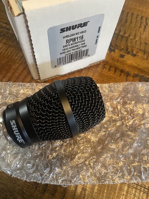 Shure SM87A wireless microphone cartridge | Reverb