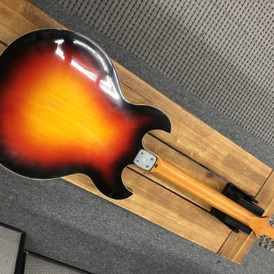 Kapa Challenger 60's Sunburst rare 12 string made in USA by Veneman Music image 2