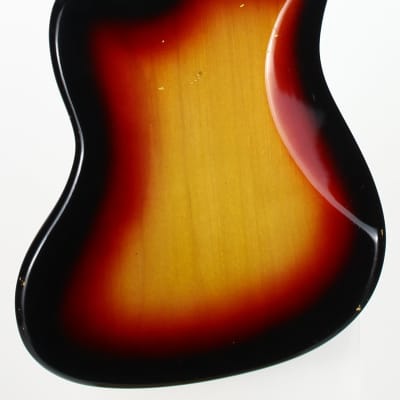 MINTY 1964 Fender Jazzmaster Sunburst | Vintage PRE-CBS, Clay Dots, Spaghetti Logo, White Case, TAGS image 13
