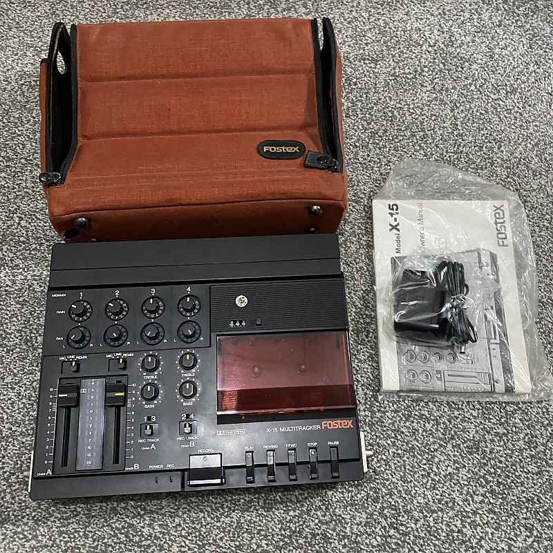 [Rare] FOSTEX X15 MULTITRACKER Compact 4 TRACK CASSETTE Reverb