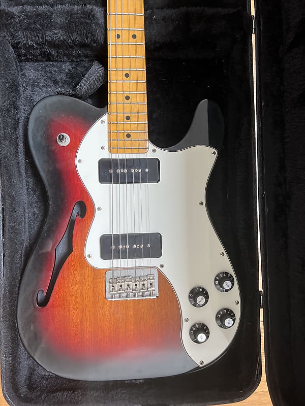 Fender Modern Player Telecaster Thinline Deluxe 2012 - 2018 3-Color Sunburst image 1