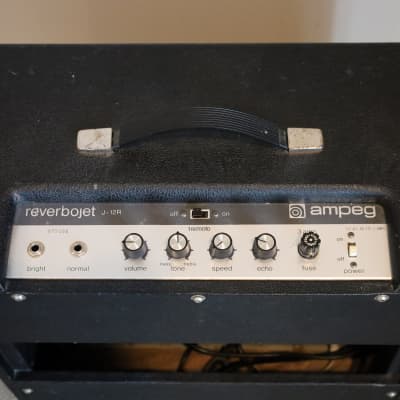 1968 Ampeg Reverbojet J-12R Vintage 1x12" Combo Guitar Amp image 3