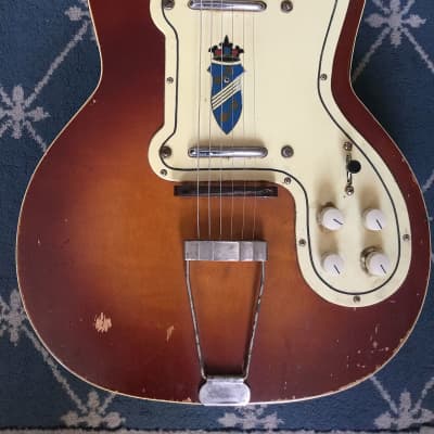 Silvertone Jimmy Reed Electric Guitar 1959 Tobacco Burst image 2