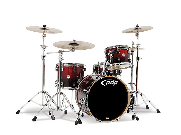 PDP PDCM2014RB Concept Maple Series 9x12" / 12x14" / 16x20" / 5.5x14" 4pc Shell Pack image 1