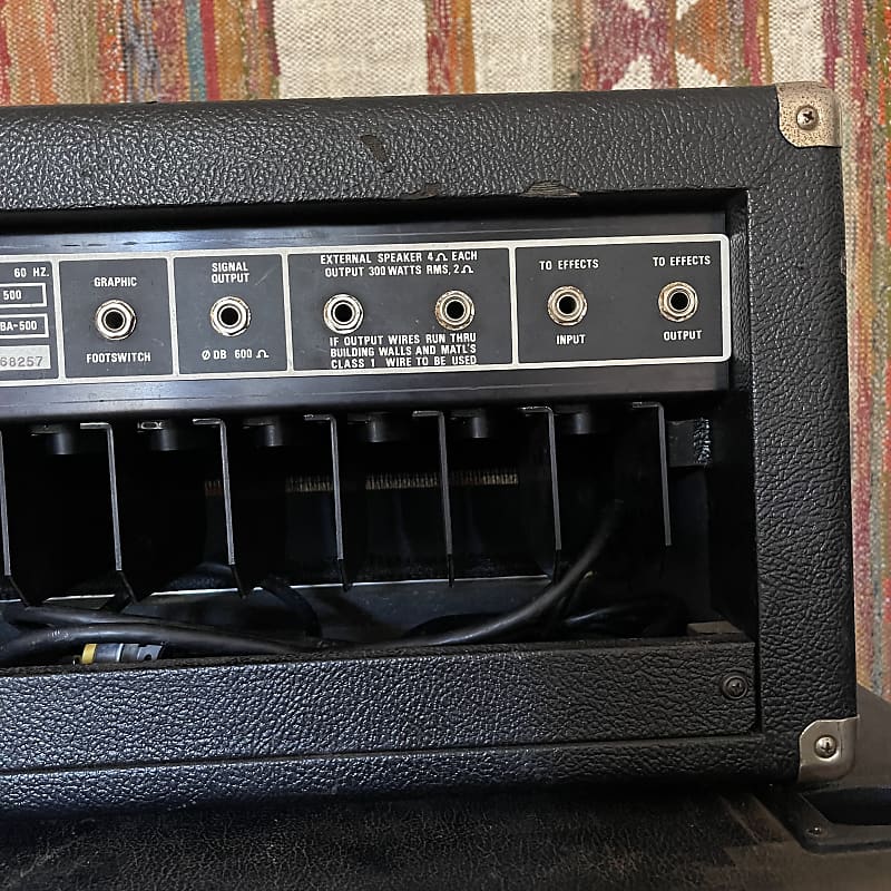 Randall RBA-500 “Bass 500” 80s Solid State Bass Amp Head