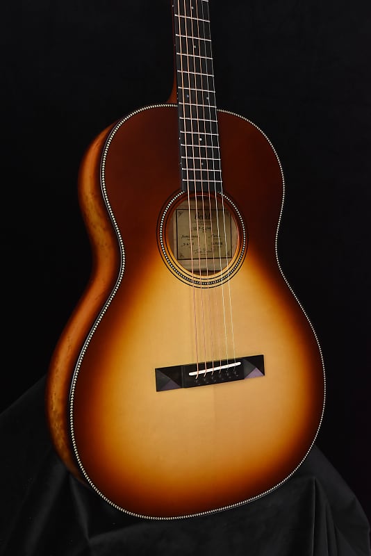 Bedell  Seed to Song Custom Parlor European Spruce, Birdseye Maple Sunburst Guitar image 1