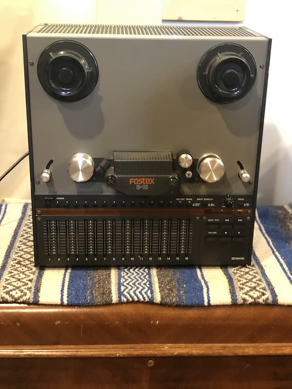 Fostex B16 1/2" 16Track Tape Recorder + 2X AD Converters + Reverb