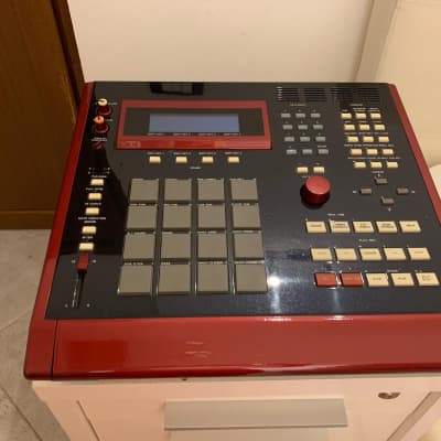 Akai MPC3000 CUSTOM GLOSSY BLACK AND RUBY RED + zip drive +SCSI Production Center image 16