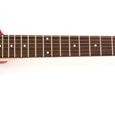 Hofner Shorty Travel Electric Guitar - Red image 3
