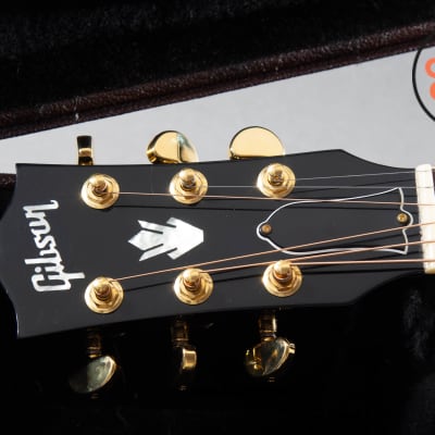 2020 Gibson Custom Shop Hummingbird Ebony Black image 3