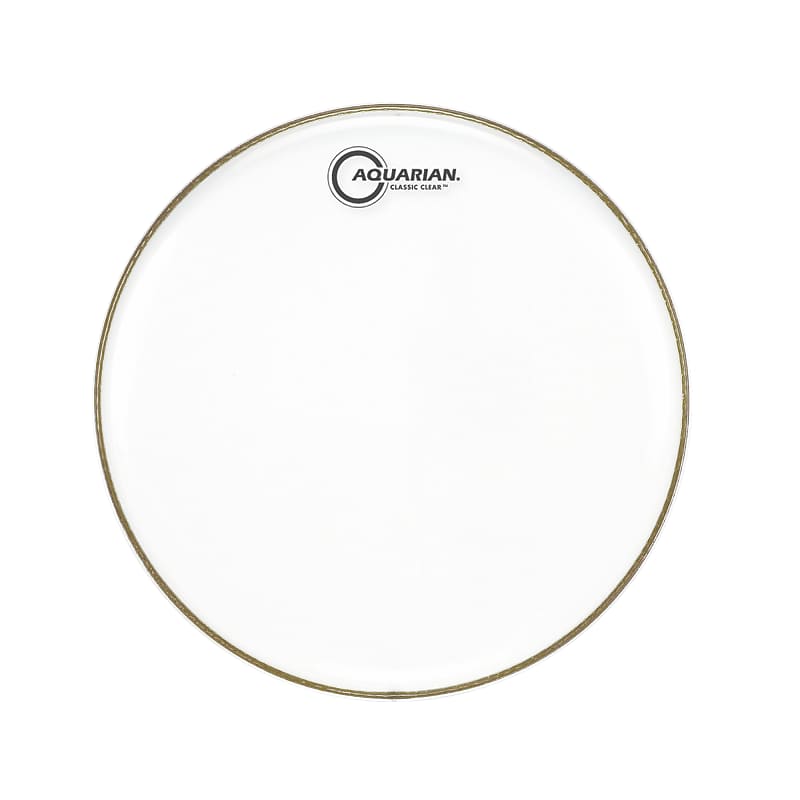 Aquarian 13" Classic Clear Snare Side Drumhead image 1