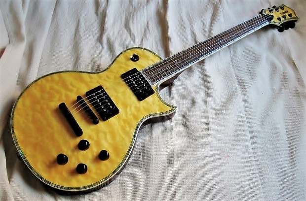 Kramer Custom Single Cutaway LP Lemon Quilt RARE