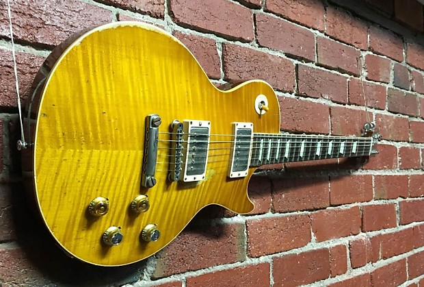 Gibson Custom Peter Green 59 Les Paul Murphy Aged Peach Reverb