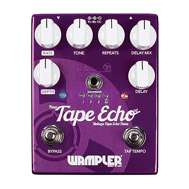 Wampler Faux Tape Echo Delay Pedal image 1
