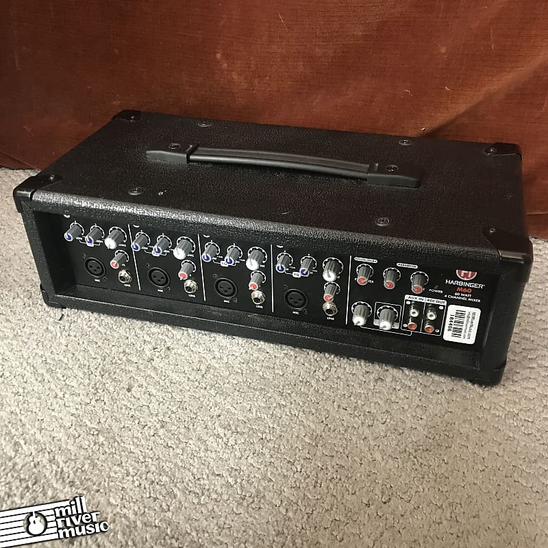 Harbinger M60 60W 4-Channel PA Head/Mixer Used