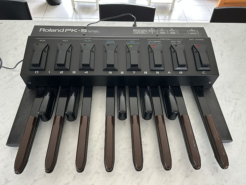 Roland PK-5A Dynamic MIDI Pedal Controller 2006 - 2012 - Black image 1