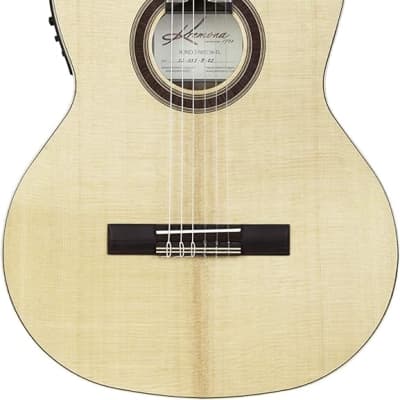 Kremona Rondo R65CW Cutaway/Electric Nylon String Guitar - Solid Spruce top, Walnut back/sides, with Deluxe Gig Bag image 4