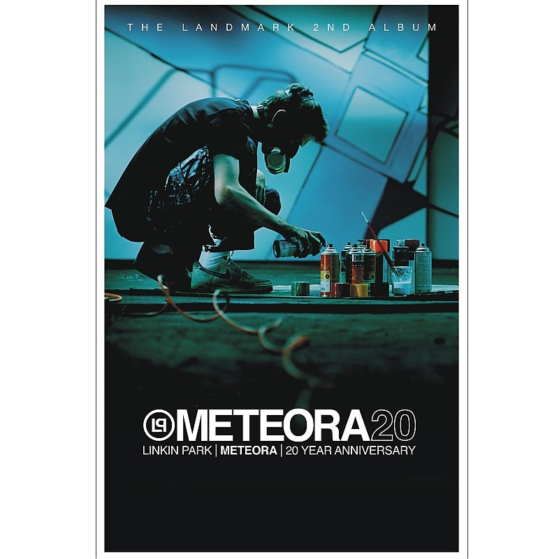 Linkin Park - Meteora: 20th Anniversary 2023 Ltd Ed New RARE Poster Display!