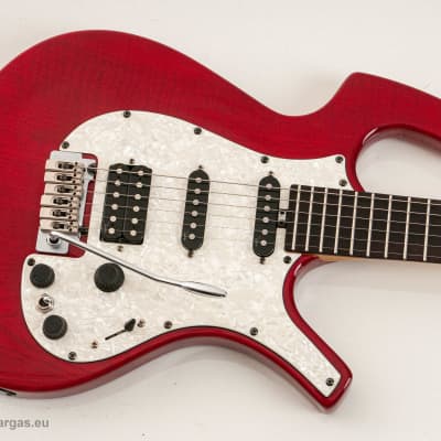 Parker Fly P-38 Trans Red MIK Fishman Piezo Bridge image 3