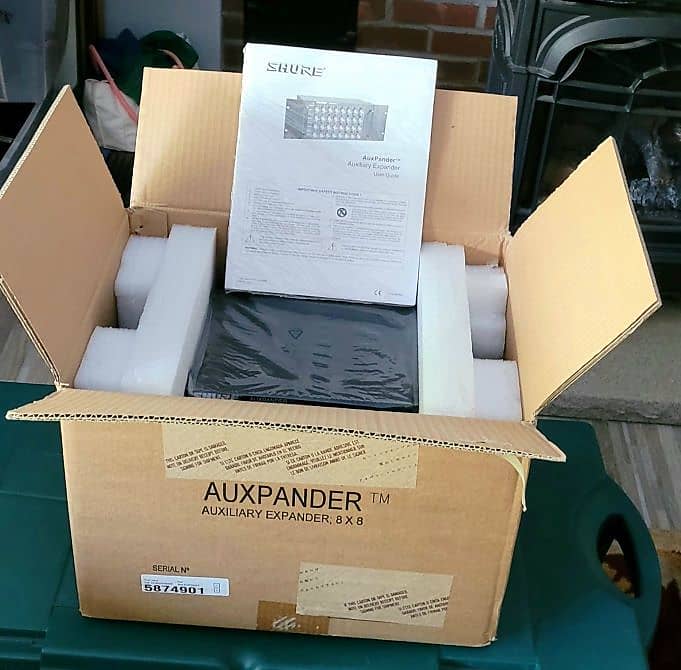 SHURE AuxPander 8ステレオ マトリックスミキサー 通電確認済み Shure Auxpander 8x8 mixing matrix | Reverb
