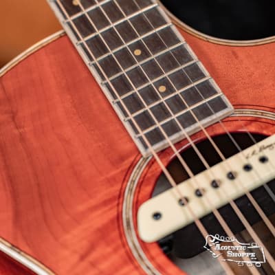 Breedlove Tom Bedell's Blues Orange Vintage Edition All Myrtlewood Concertina Cutaway Acoustic Guitar w/ LR Baggs M1 Pickup #9079 image 4