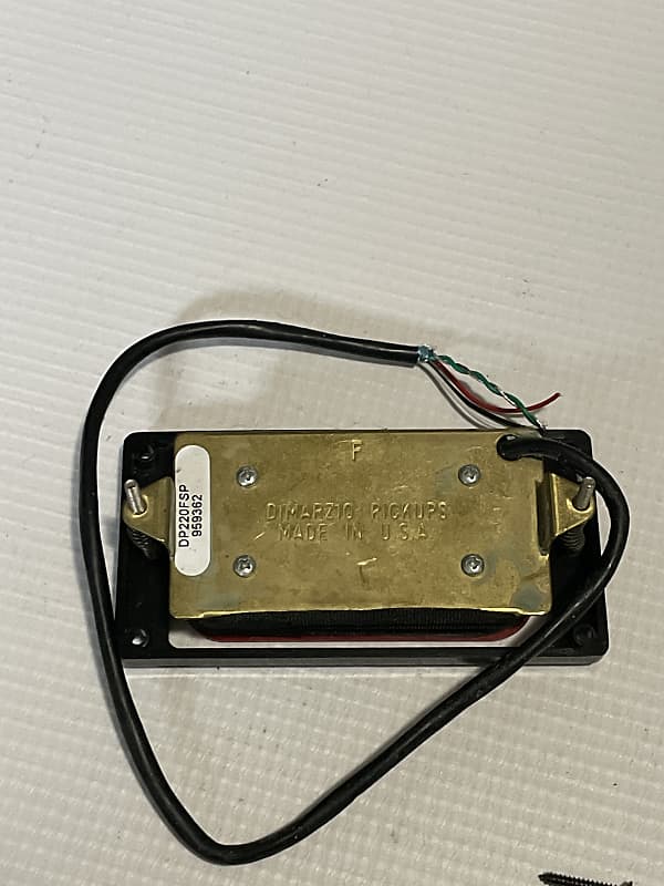 USA DiMarzio DP220 D-Activator F Spaced Red Bridge Humbucker