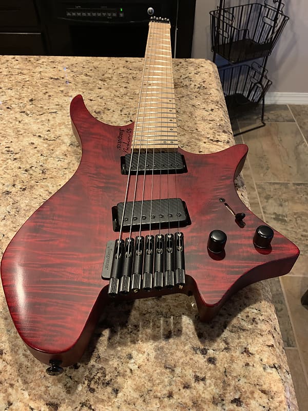 Strandberg Boden OS7 (Korean made) Red Flamed maple | Reverb