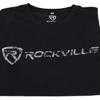 Rockville Fitted T-Shirt - Size Small - Dry-Fit & Comfy 65% Polyester/35% Cotton
