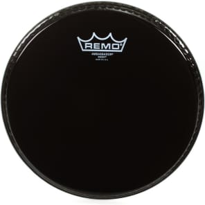 Remo Ambassador Ebony Drumhead - 10 inch image 5