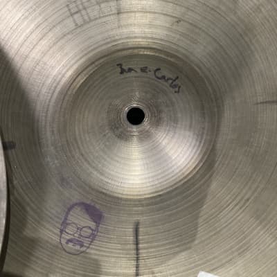 Zildjian Bun E. Carlos, Cheap Trick, 14" A Hi Hats, Used on First 3 Cheap Trick Albums, Signed! (#HH 1,2) 1970s image 4