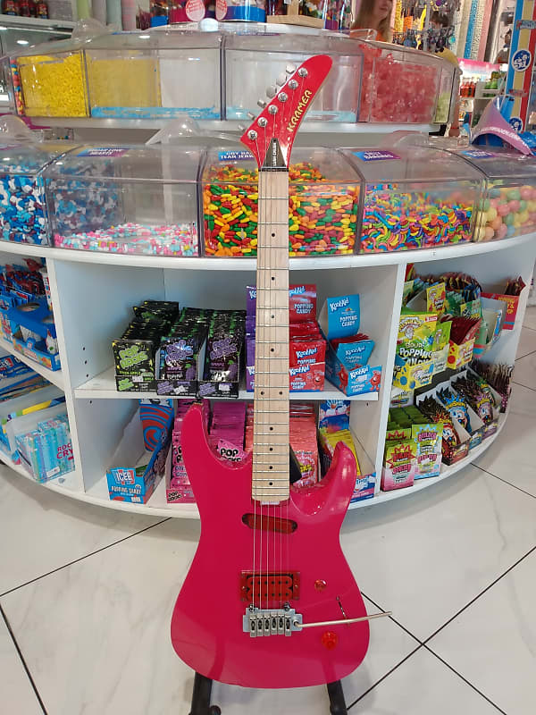 Kramer Berretta Partscaster ShredderBubble Gumw/Gig Reverb